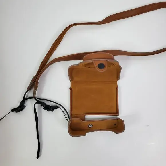 XEVN 2 Part Tan Leather Camera Case for Sony rx100 Series Digital Cameras strap - Picture 4 of 6